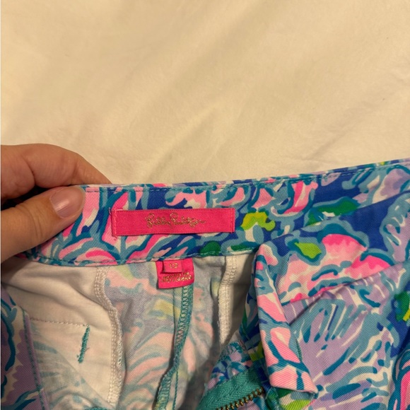 Lilly Pulitzer Floral Shorts - Blue and Pink - Picture 2 of 2